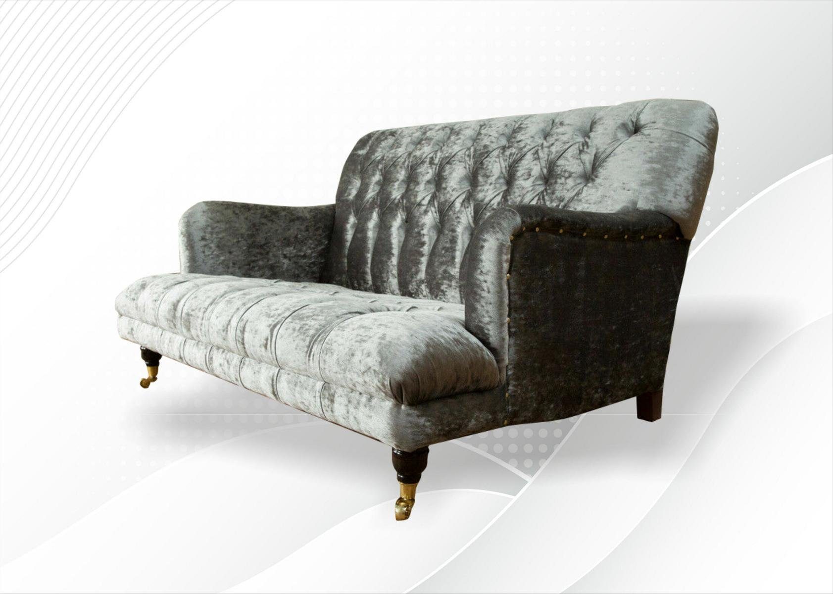 Chesterfield-Sofa, Design Sofa Set Polster Sofa Chesterfield JVmoebel 2er Couch