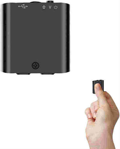 Gontence 16GB Diktiergerät, Mini Aufnahmegerät mit Magnet und Sprachaktivierung Digitales Aufnahmegerät (WiederaufladbaresAufnahmegerät USB für Besprechungen, Interviews)