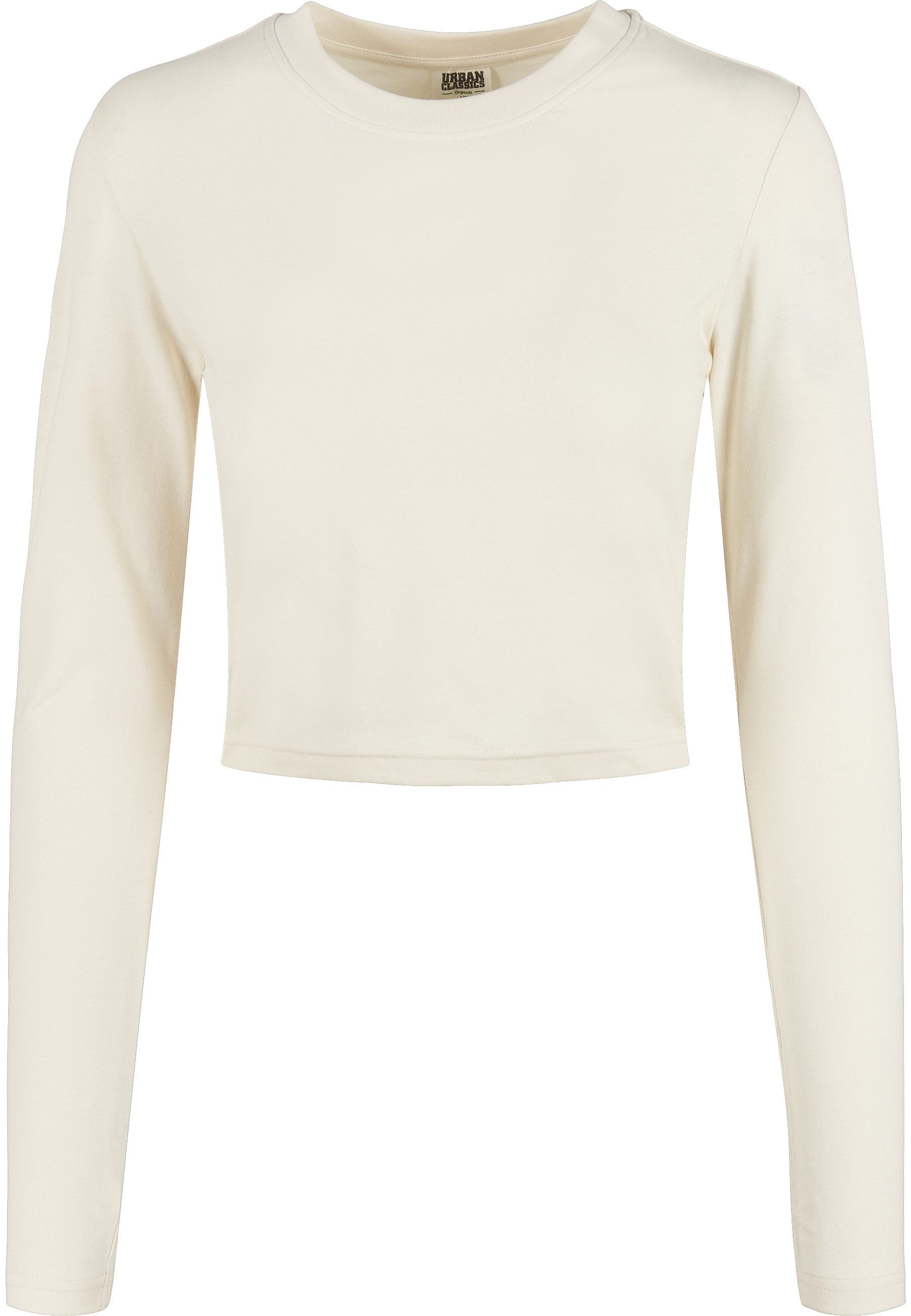 Langarmshirt Urban Classics Damen Ladies Organic Cropped Longsleeve