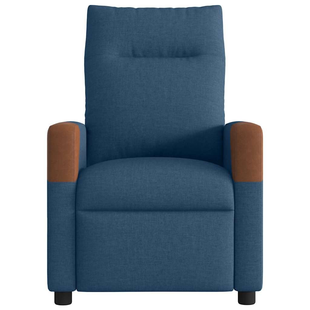 vidaXL Sessel Relaxsessel Blau Stoff (1-St)