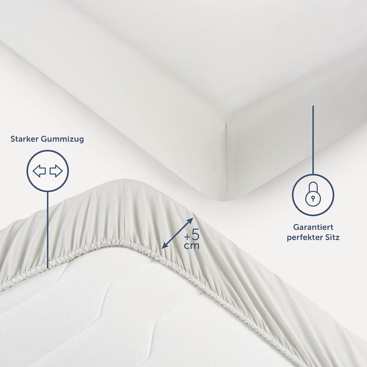 Blumtal Spannbettlaken Bettlaken aus Mikrofaser OEKO-TEX® günstig online kaufen