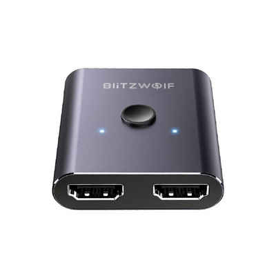BLiTZWOLF BW-HDC2 HDMI 2x1, 4K Switch Box HDMI Switch Grau HDMI-Adapter