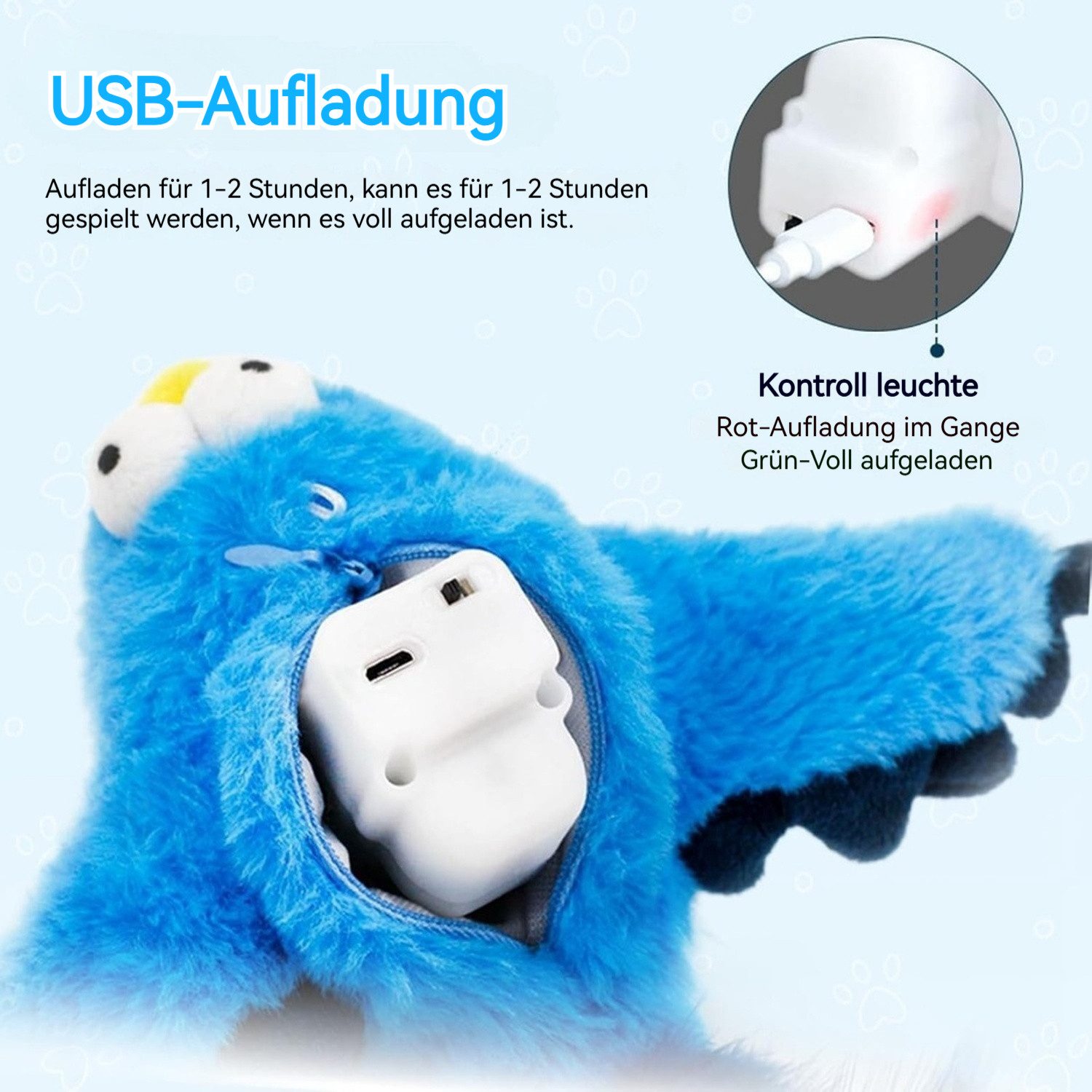BlingBin Tier-Intelligenzspielzeug Katzenspielzeug Vogel Fliegt Elektrisch, günstig online kaufen