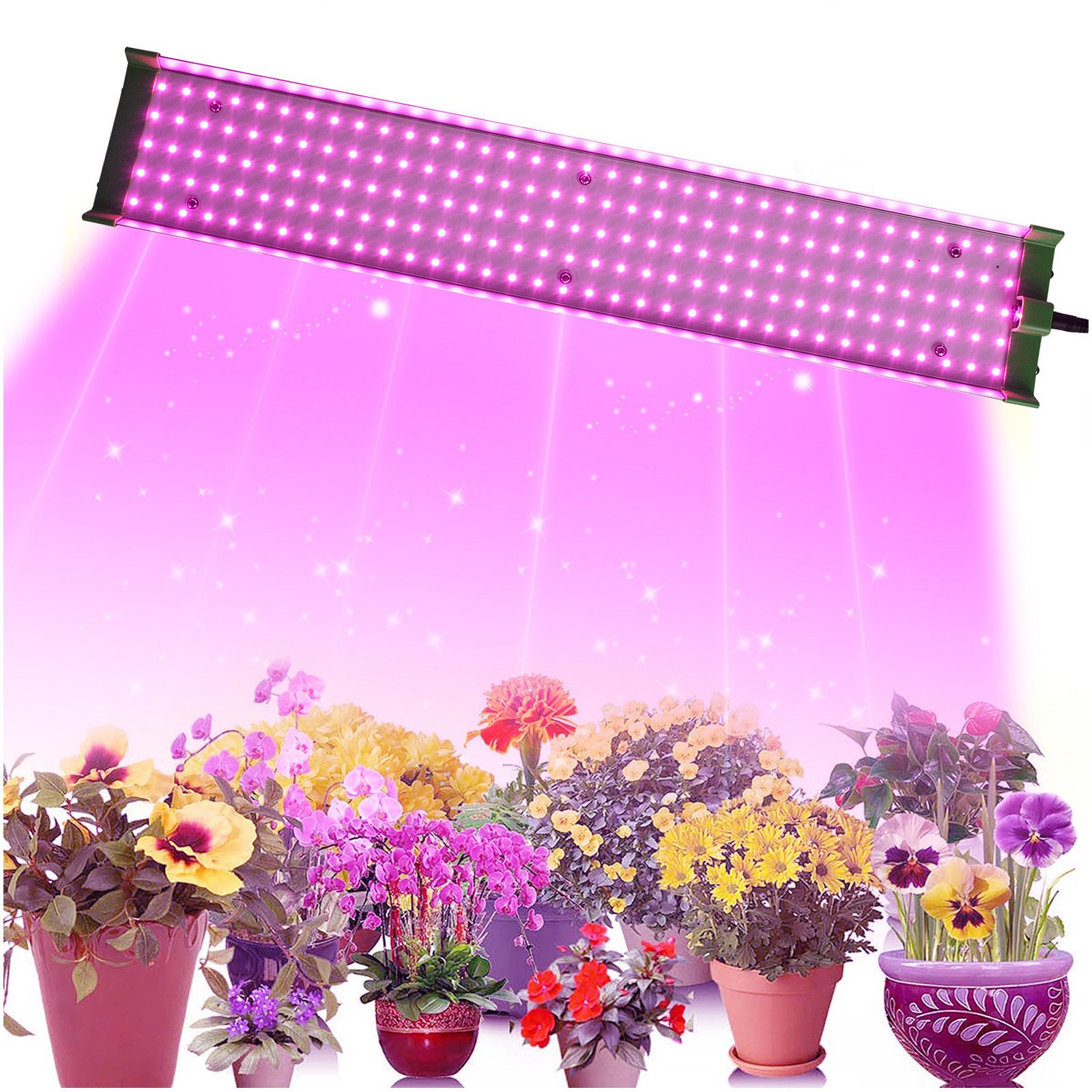 MUPOO Pflanzenlampe LED Vollspektrum Wachstumslicht,Pflanzenlampe mit