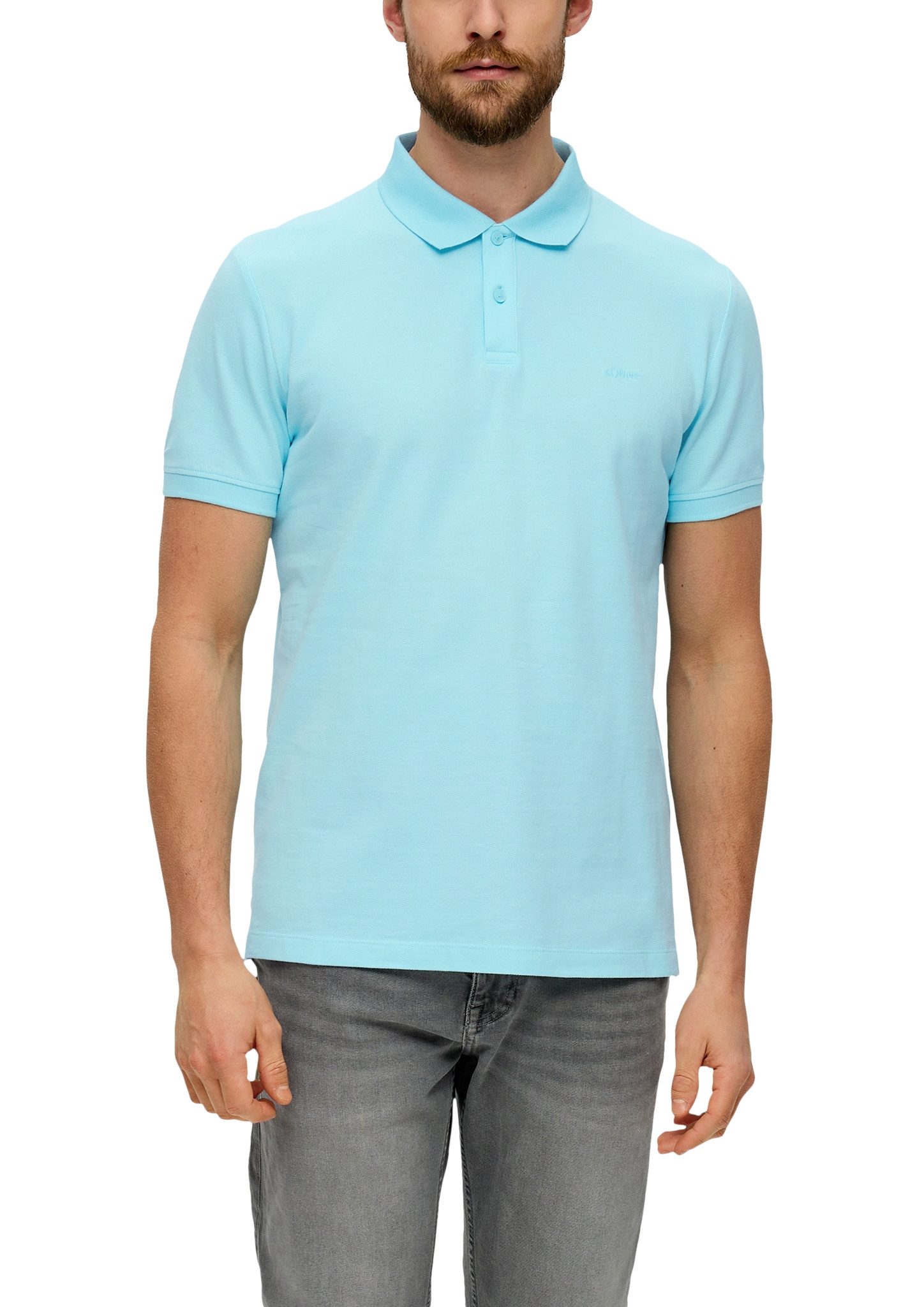 s.Oliver Poloshirt mit Logostickerei günstig online kaufen