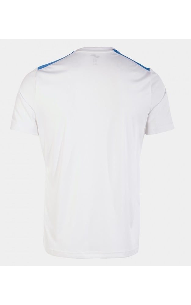 Joma T-Shirt Championship VII (leicht, atmungsaktiv) weiss/royalblau Herren