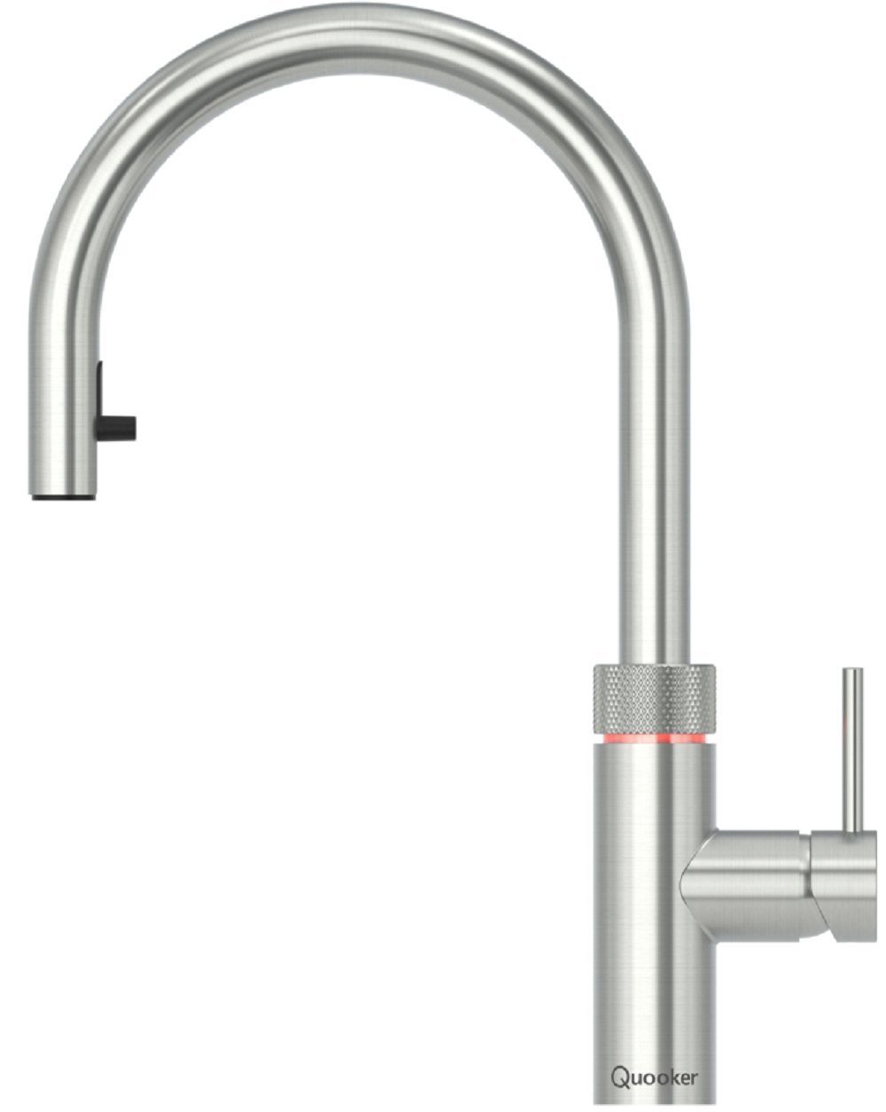 QUOOKER Küchenarmatur Flex Round, PRO3 Reservoir CUBE Voll-Edelstahl FXRSST PRO3 CUBE *inkl. 7 JAHRE GARANTIE*