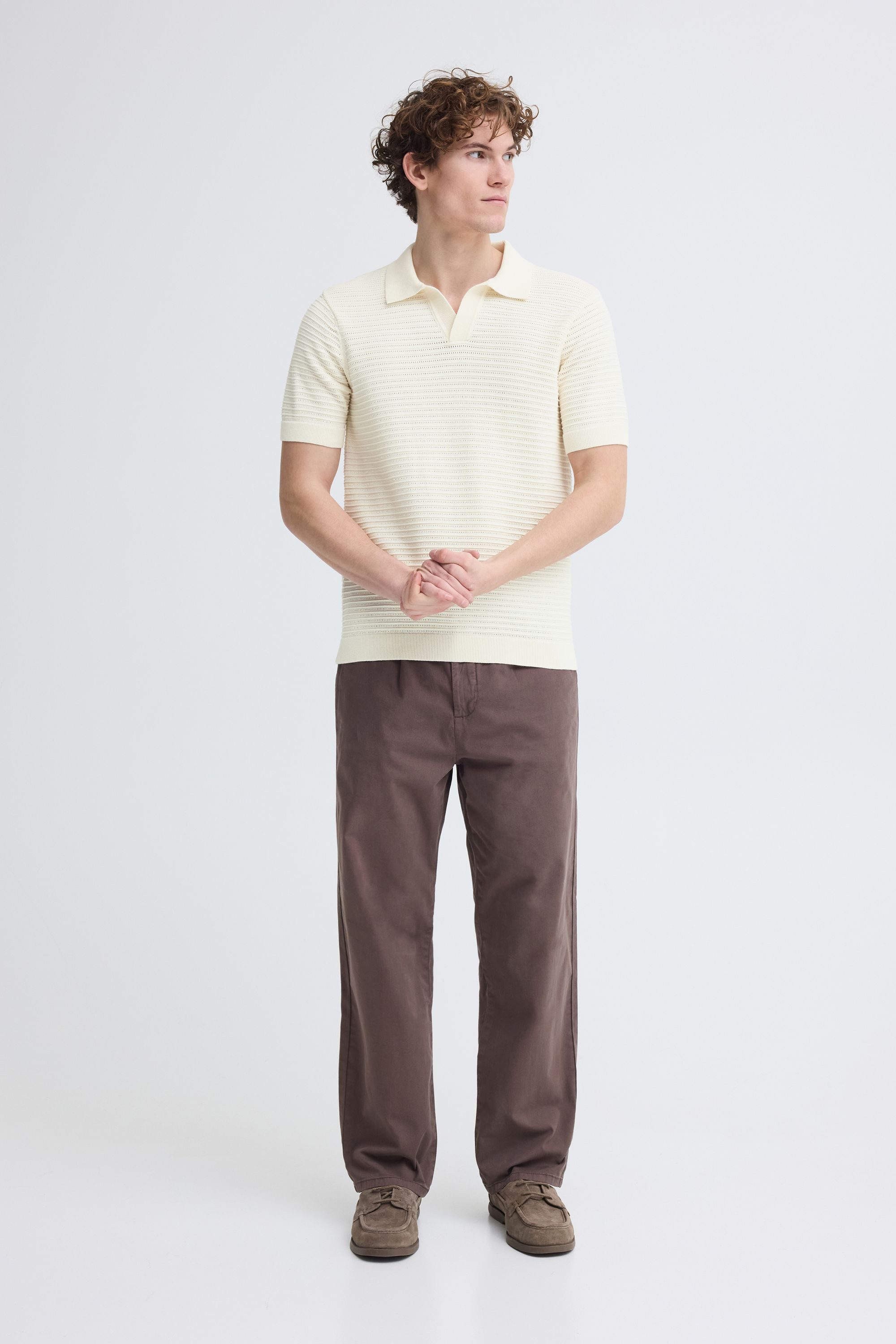 Kronstadt Poloshirt KSRenmar Leichtes Strick-Polo