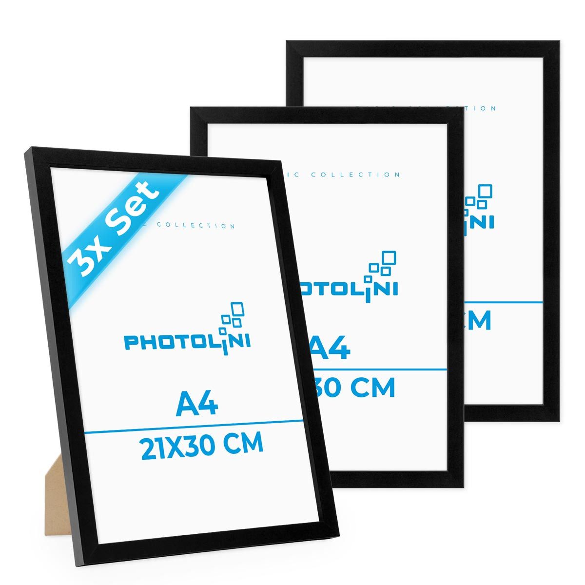 PHOTOLINI Bilderrahmen 3er Set, stabiles MDF-Holz, günstig online kaufen