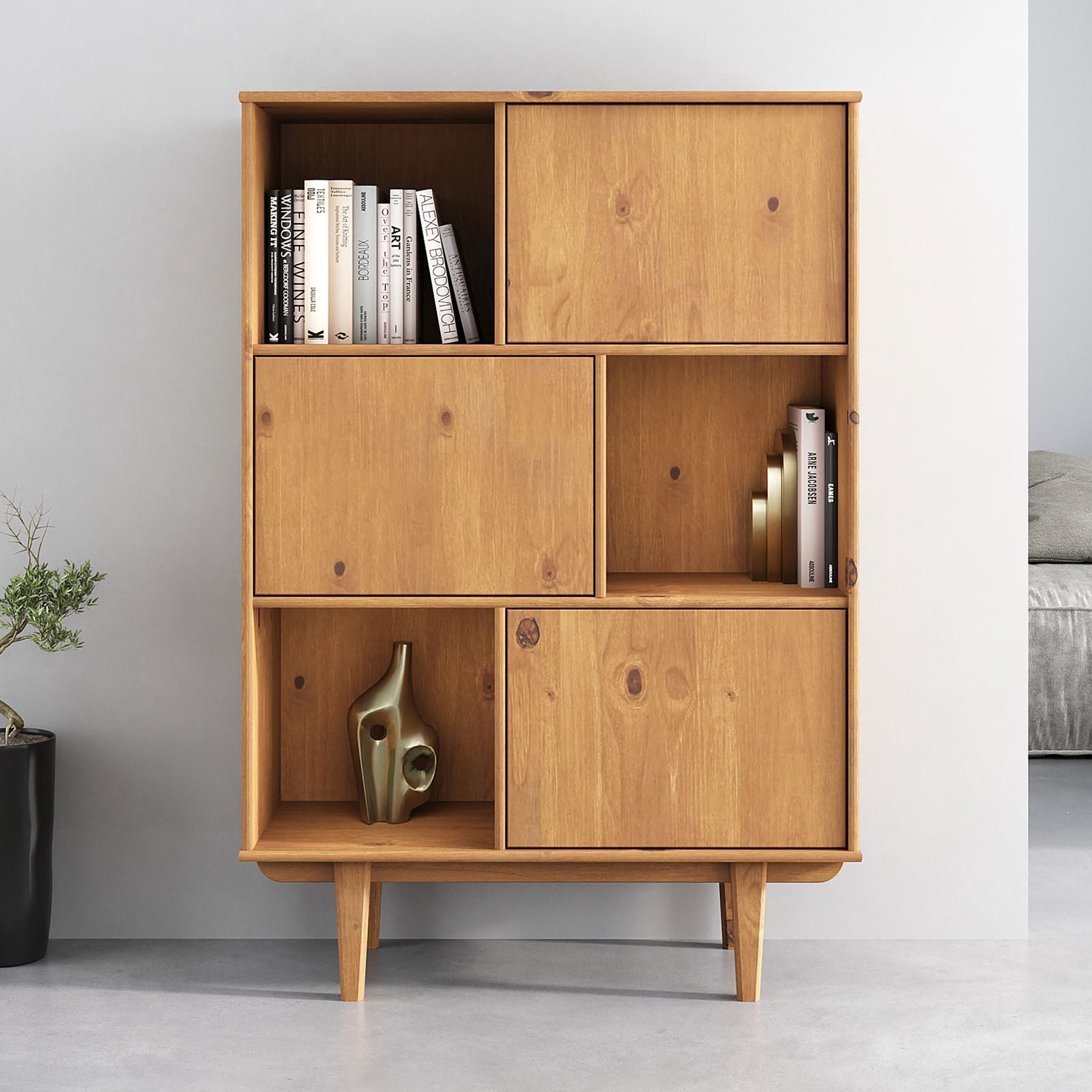 IDIMEX Highboard SIMONA, Wohnzimmerschrank offene Fächer günstig online kaufen