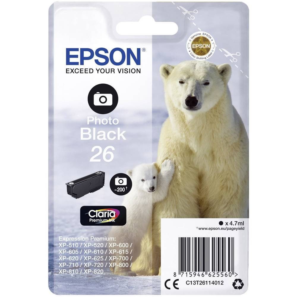 Epson Tintenpatrone Photo C13T26114012 Tintenpatrone