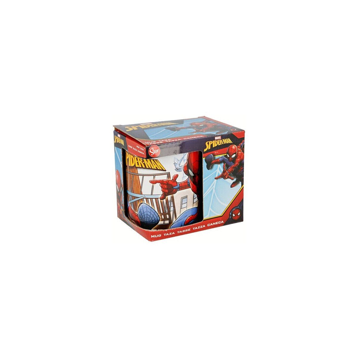 Spiderman Tasse Spiderman Streets Porzellantasse 325 ml, 1-tlg. – Bild 4 von 4