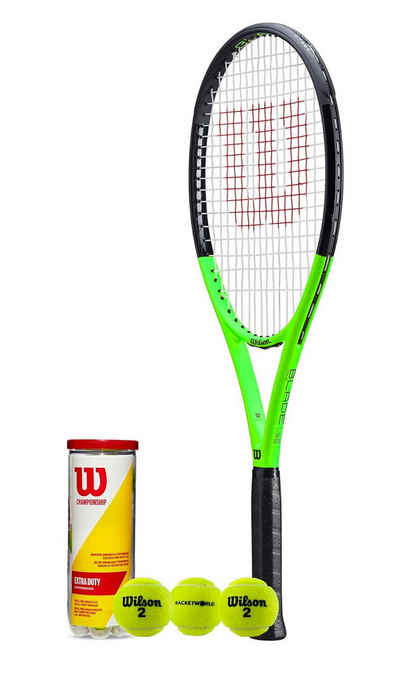 Wilson Tennisschläger Tennisschläger Wilson Tour XP Graphit Zusätzlich 3 x Tennisbälle