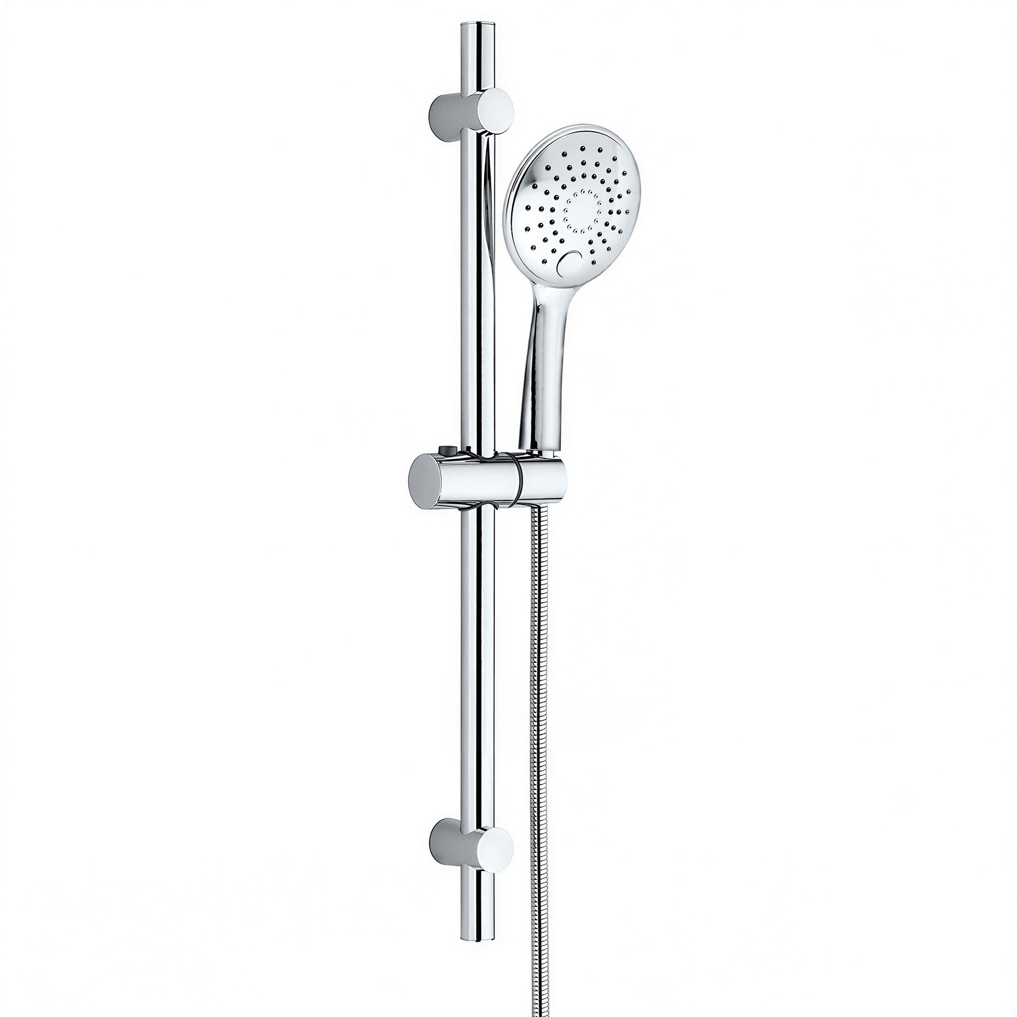 hansgrohe Duscharmatur Vernis Blend Einhebelmischer Set mit Aloni Handbrause und Regendusche (Spar-Set) Aufputz Wandmontage, Armatur in chrom oder schwarz matt