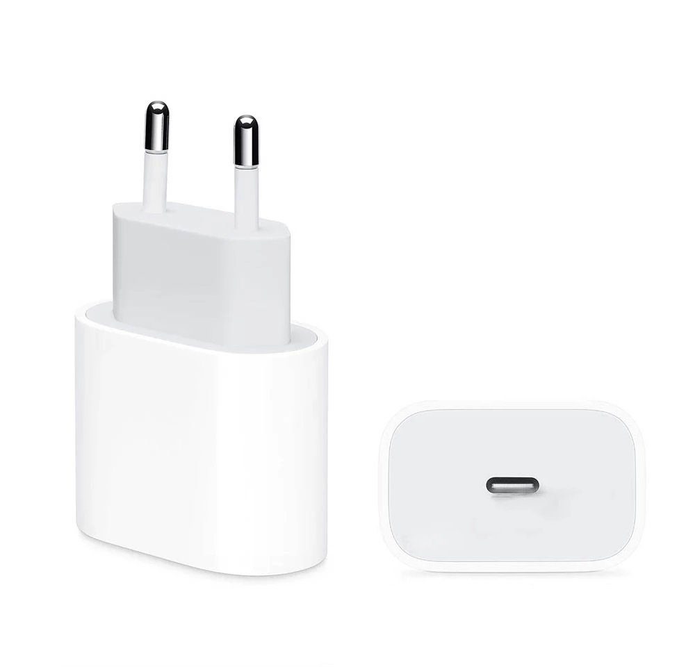 Ventarent Schnellladekabel USB C für iPhone 11, 12, 13, 14, Pro, X, Max, Mini USB-Ladegerät (2,22 mA, Set, 2-tlg., 1 x Adapter 20 Watt + 1x Ladekabel USB-C auf Lightning, Fast Charging)