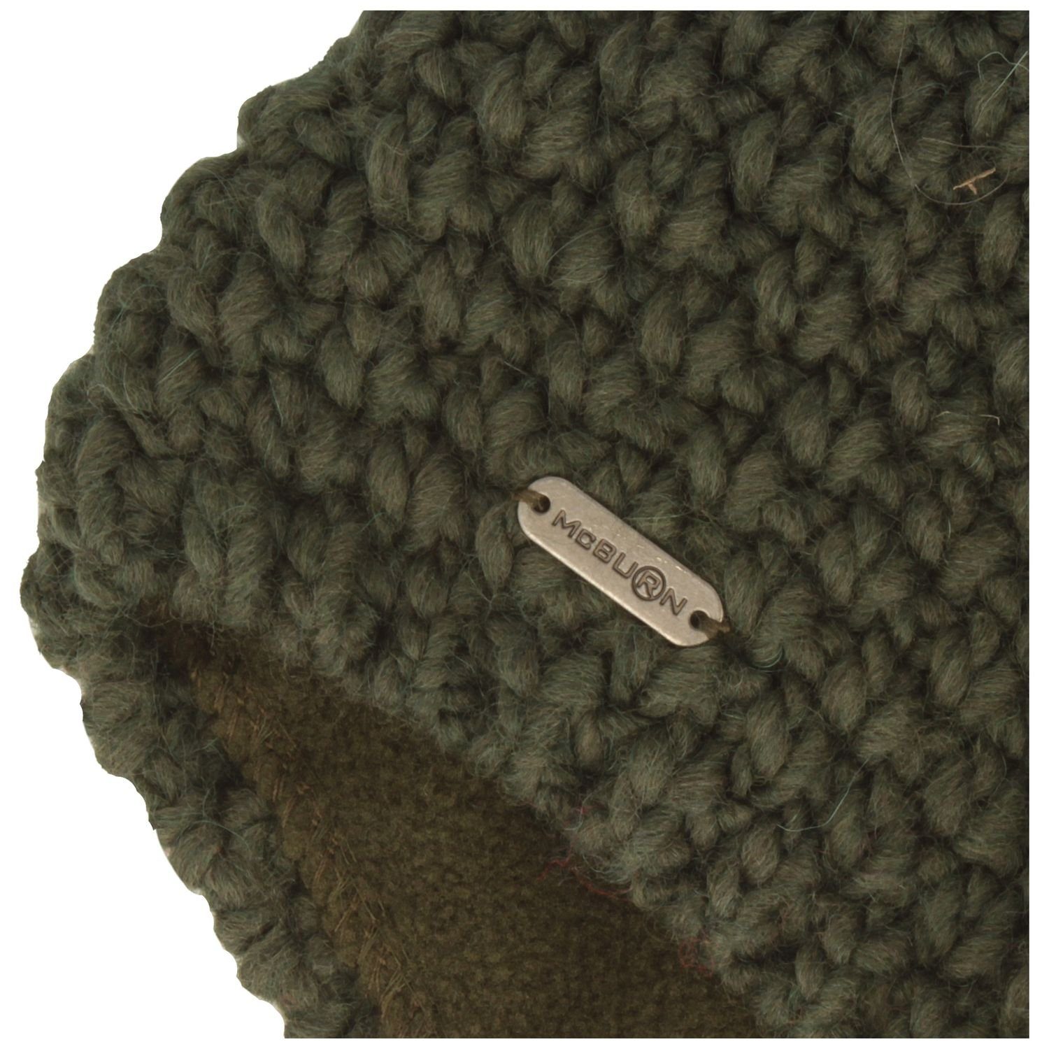 McBurn Strickmütze McBurn feine gestrickte Rollrandmütze mit Wollanteil günstig online kaufen