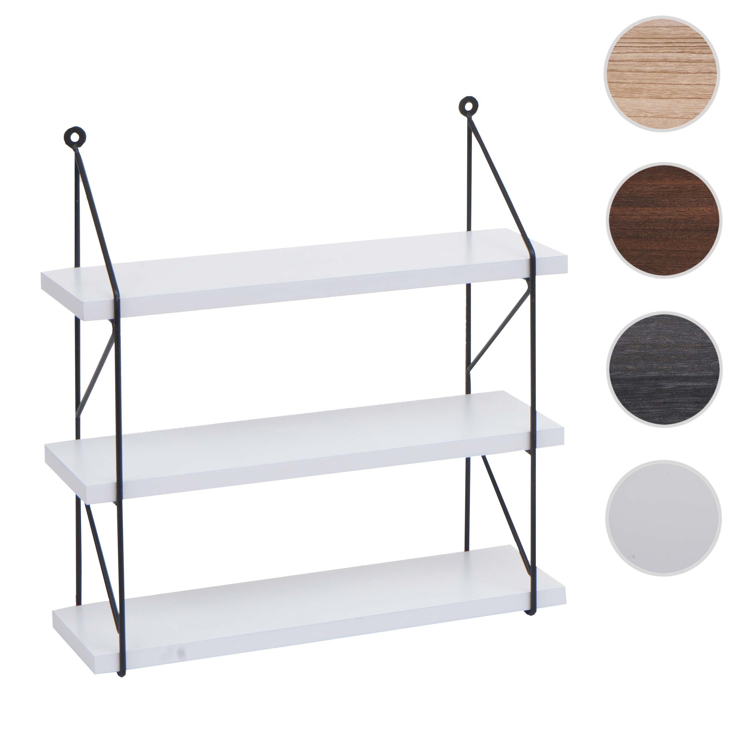 MCW Wandregal MCW-K78, Drei Regalböden, Industriedesign günstig online kaufen