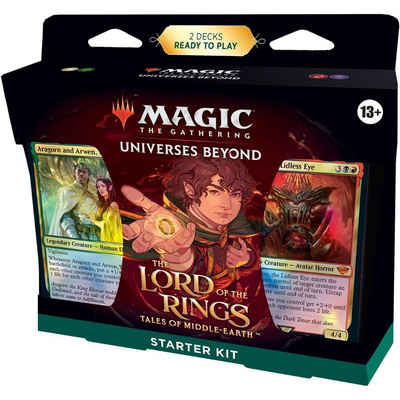 Wizards of the Coast Sammelkarte Magic the Gathering Universes Beyond - The Lord of the Rings, Tales of Middle-Earth - Starter Kit - englisch