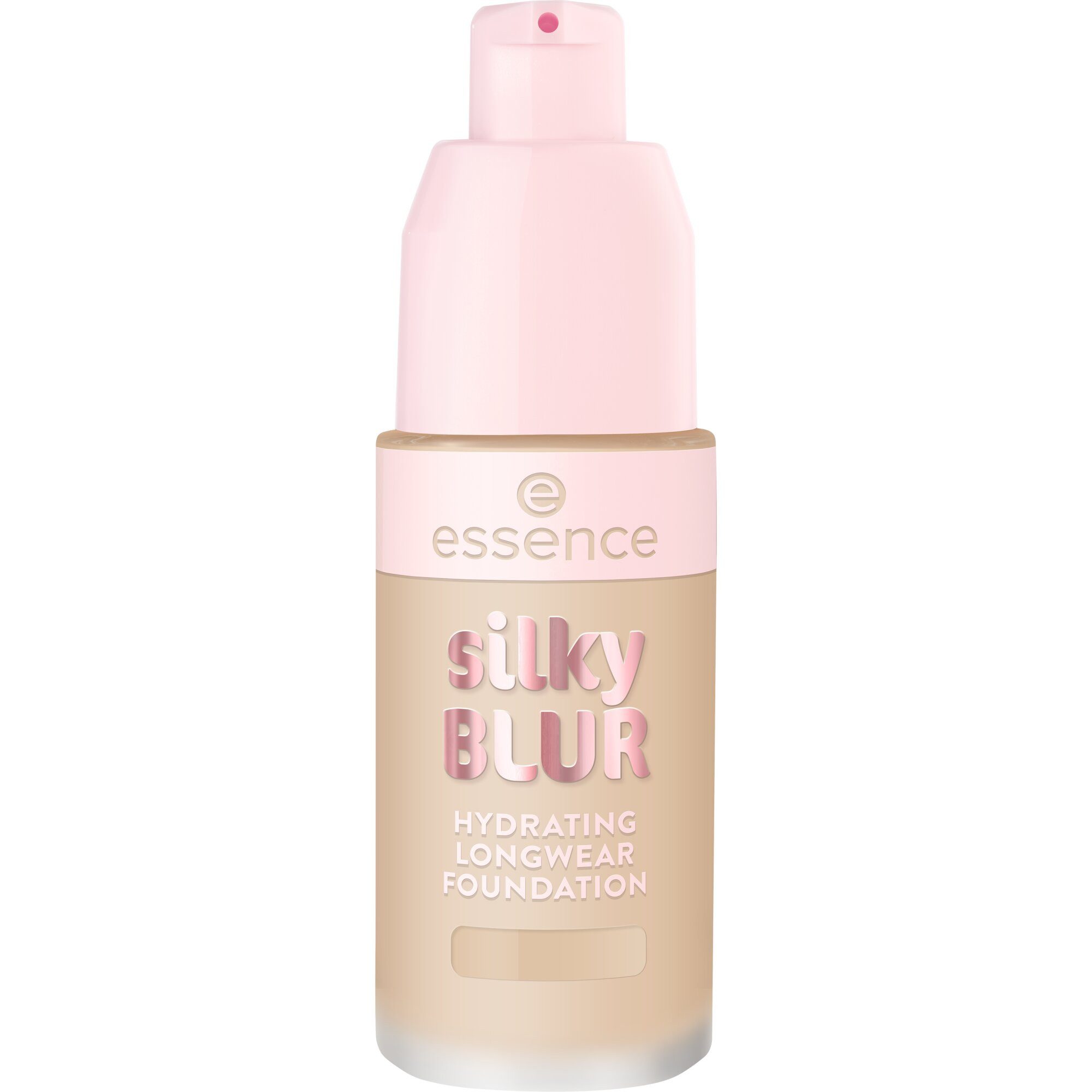 Essence Foundation SILKY BLUR HYDRATING LONGWEAR FOUNDATION, 3-tlg.