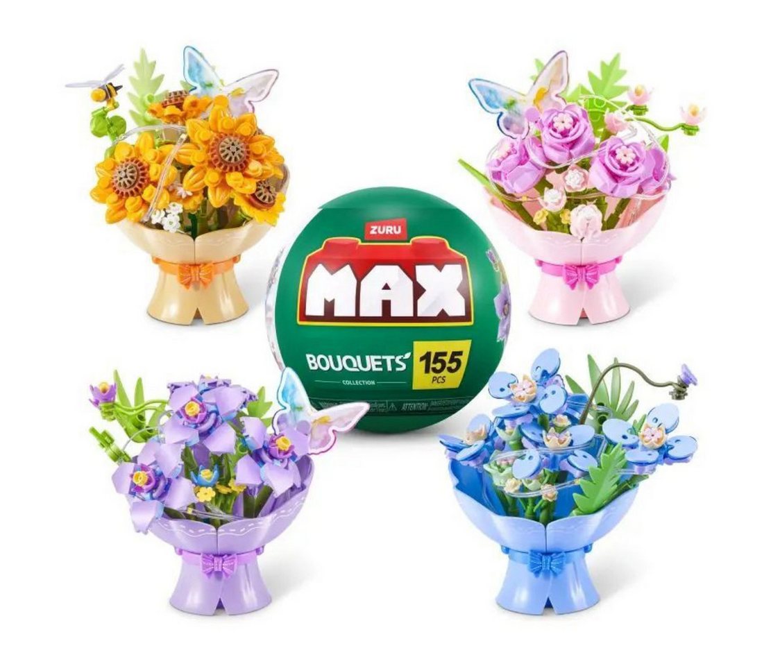 ZURU Spiel ZURU MAX Bouquet LED 171 Teile – 1 von 4 Designs, zufällig