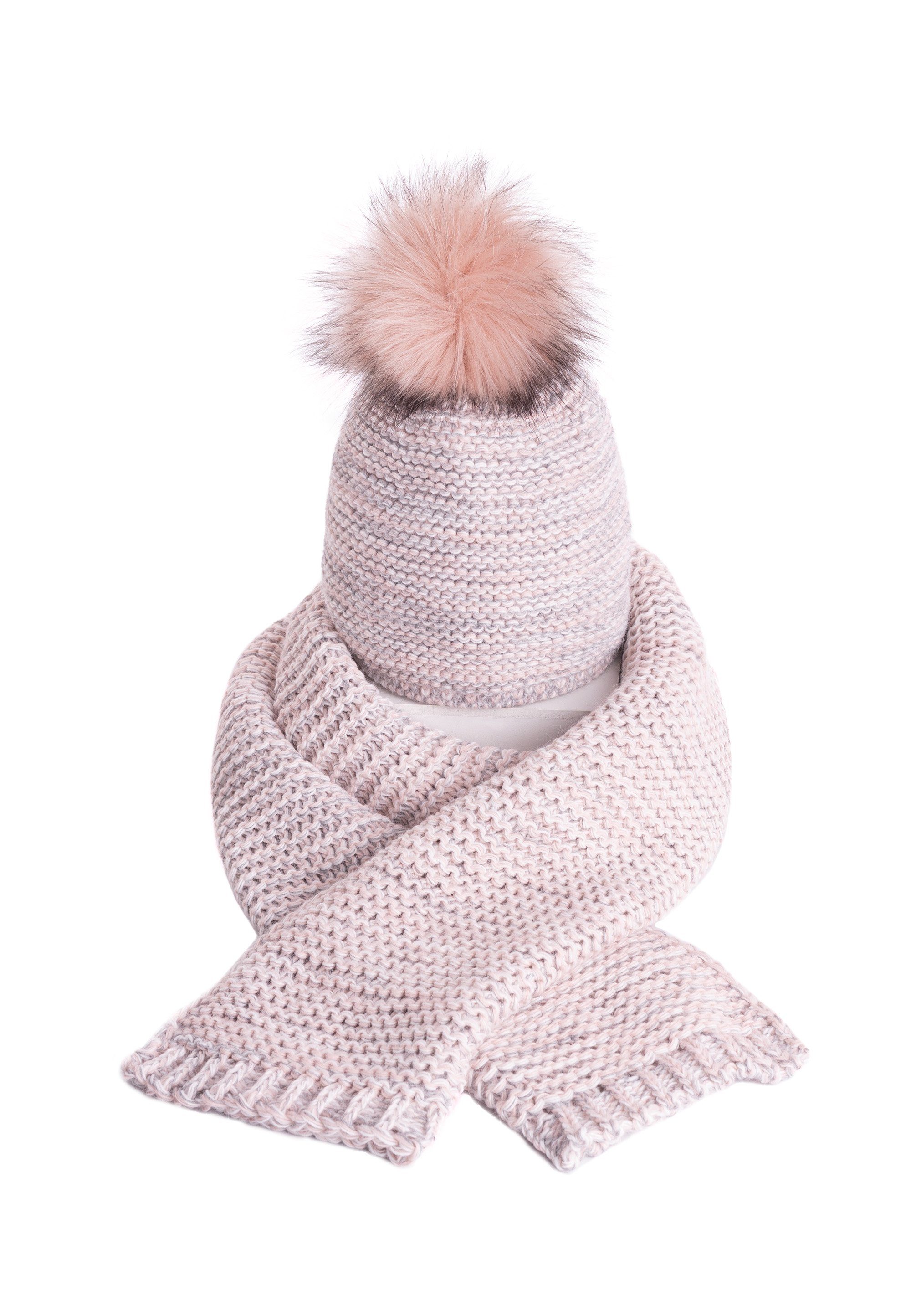 Cassandra Accessoires Strickmütze + Schal Maja (2-teiliges Set) mit Grobstr günstig online kaufen