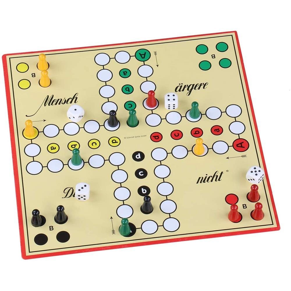 Idena Spielesammlung Spielesammlung mit 150 Spielmöglichkeiten, Spielesammlung, Brettspiele, Würfelspiele, Kartenspiele, Familienspiele