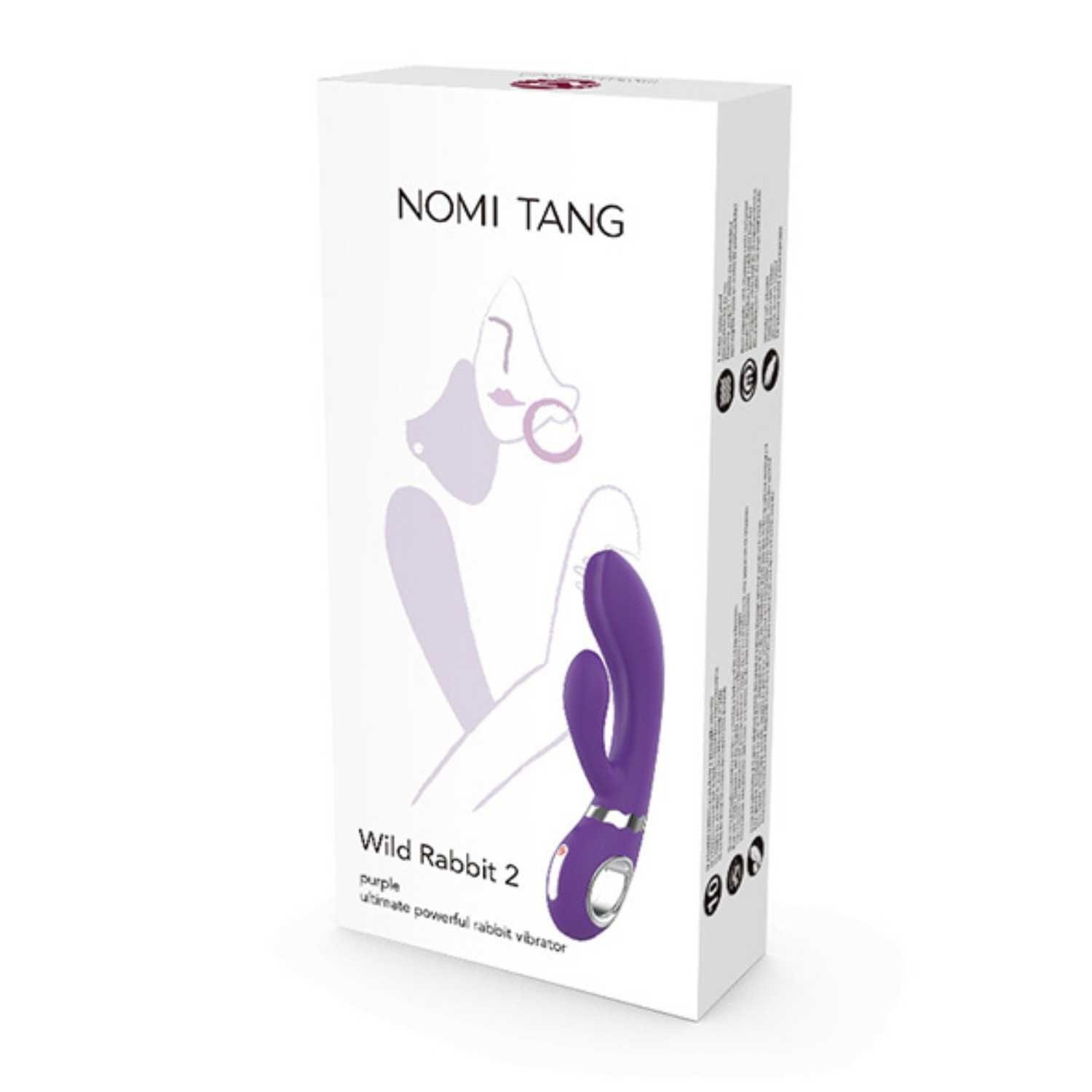 NOMI TANG G-Punkt-Vibrator TANG 2 NOMI Rabbit Wild Vibrator violett 