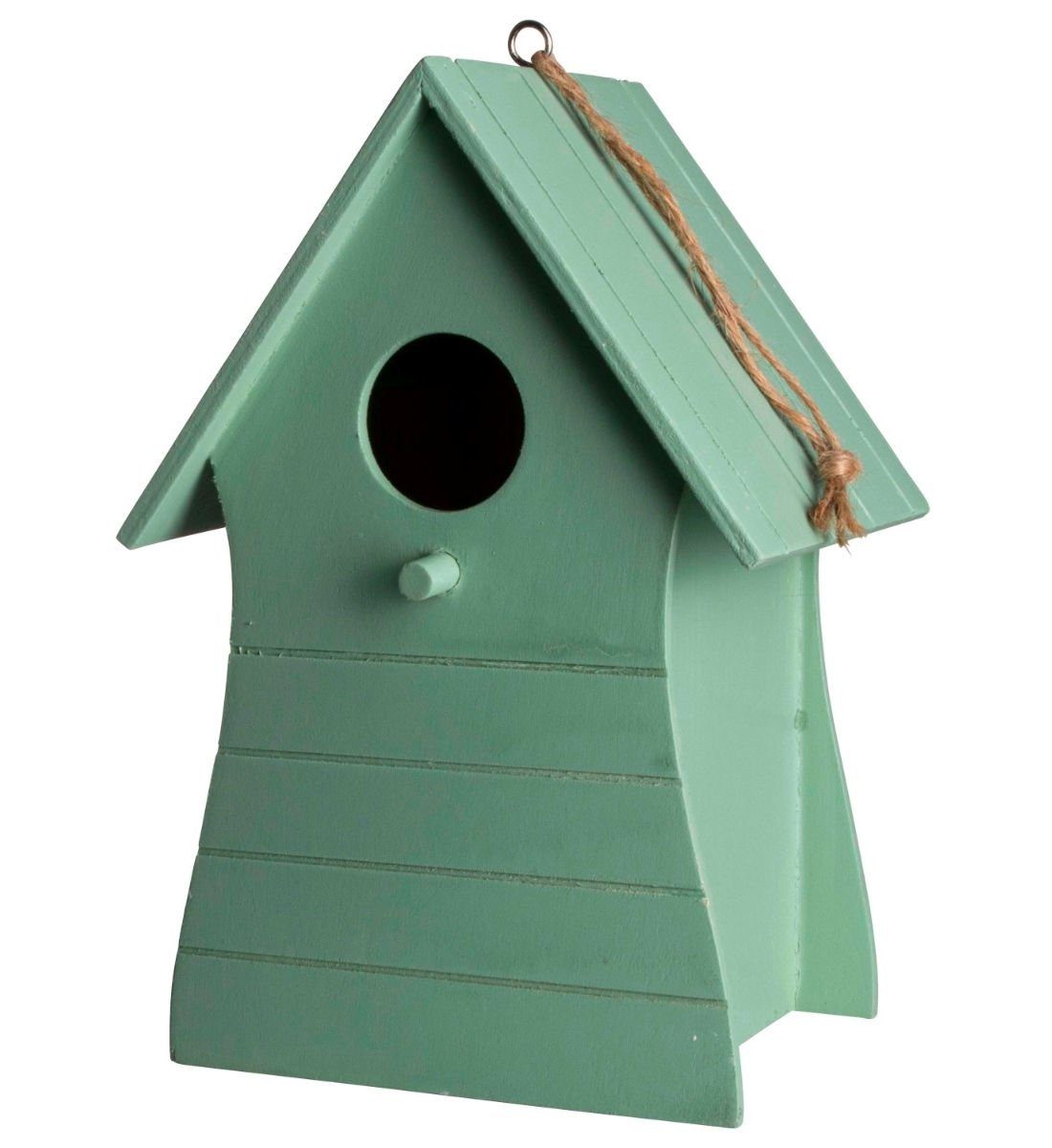 Nistkasten Holz Vogelhäuschen zum Aufhängen 20 x 14 cm - weiß