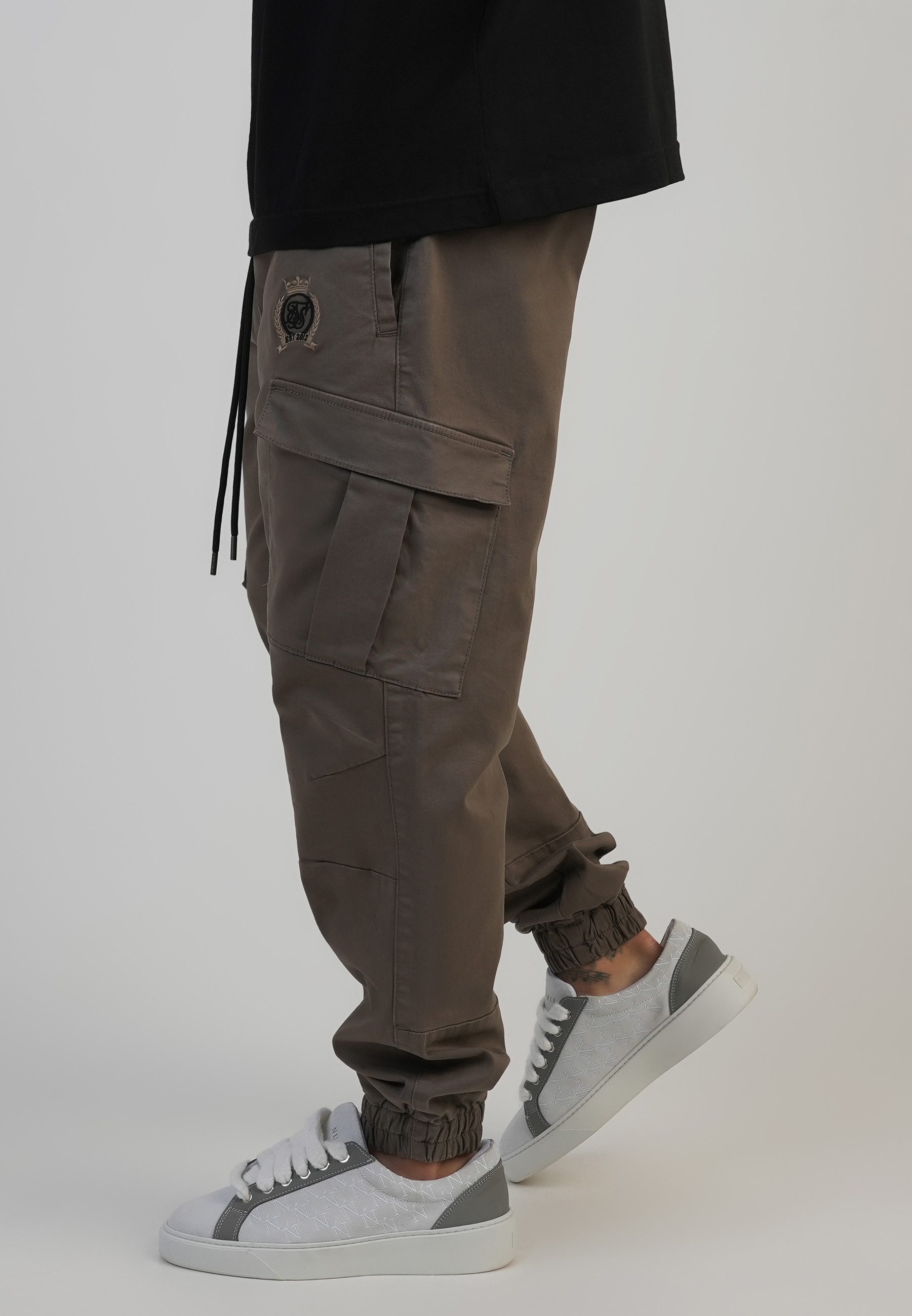 Siksilk Cargohose SikSilk Herren Regular Fit Cargohosen
