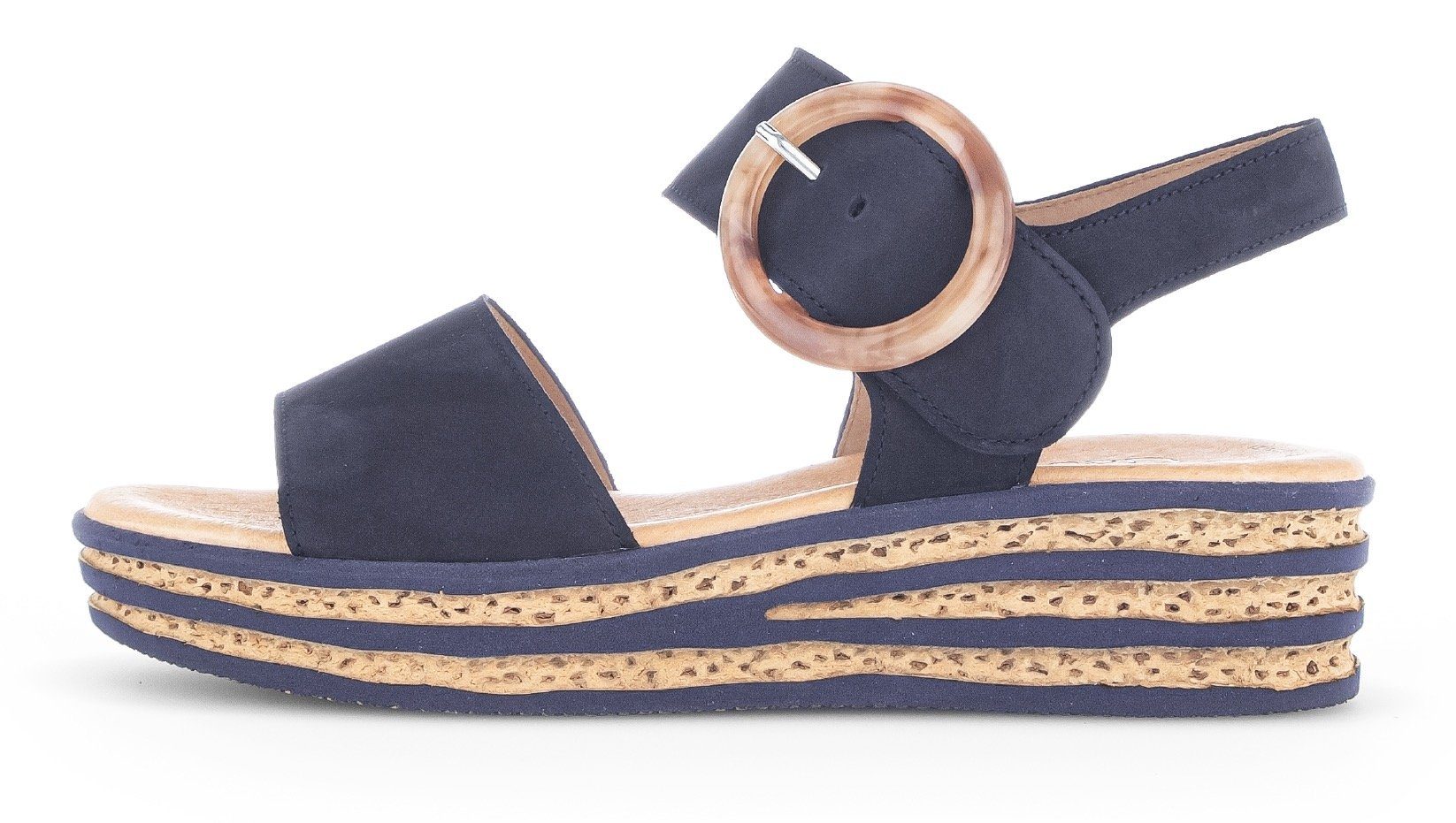 Gabor Keilsandalette, Sommerschuh, Sandale, Keilabsatz, mit großer Zierschn günstig online kaufen