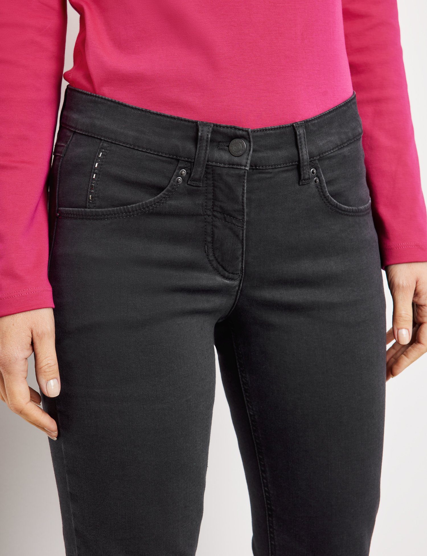 Best4me Black ARCTIC Stretch-Jeans GERRY MY Slim WEBER DENIM Black Fit Denim