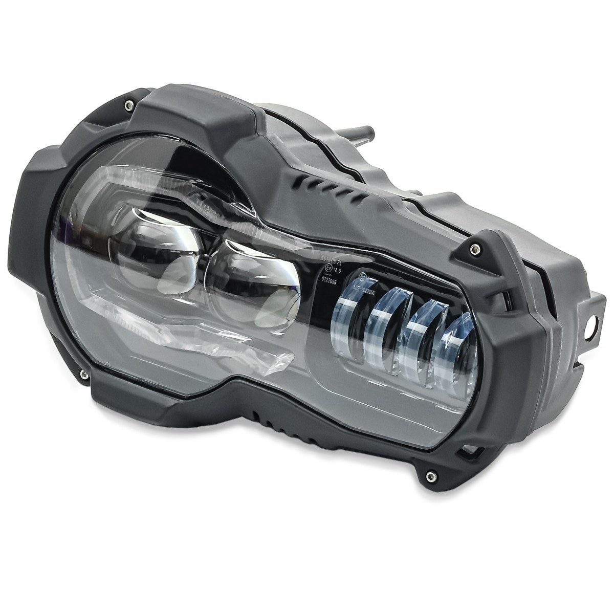 Lumitecs LED Scheinwerfer Scheinwerferschutz + LED Scheinwerfer für BMW R 1200 GS / Adventure 04