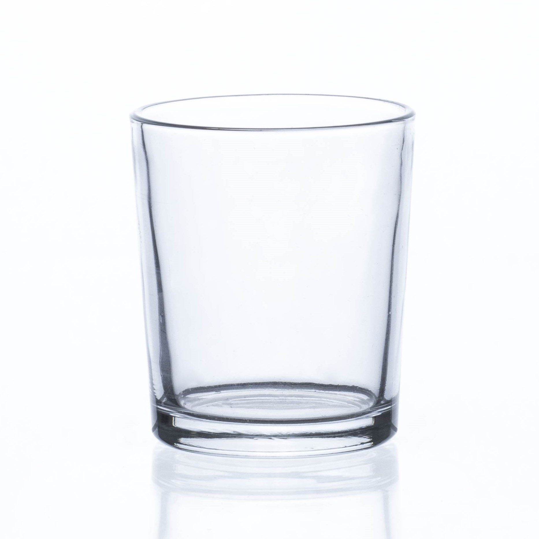 Sandra Rich Teelichthalter SANDRA RICH kleines rundes Glas "cylindrical glass H6,5cm/5,5cm clear"