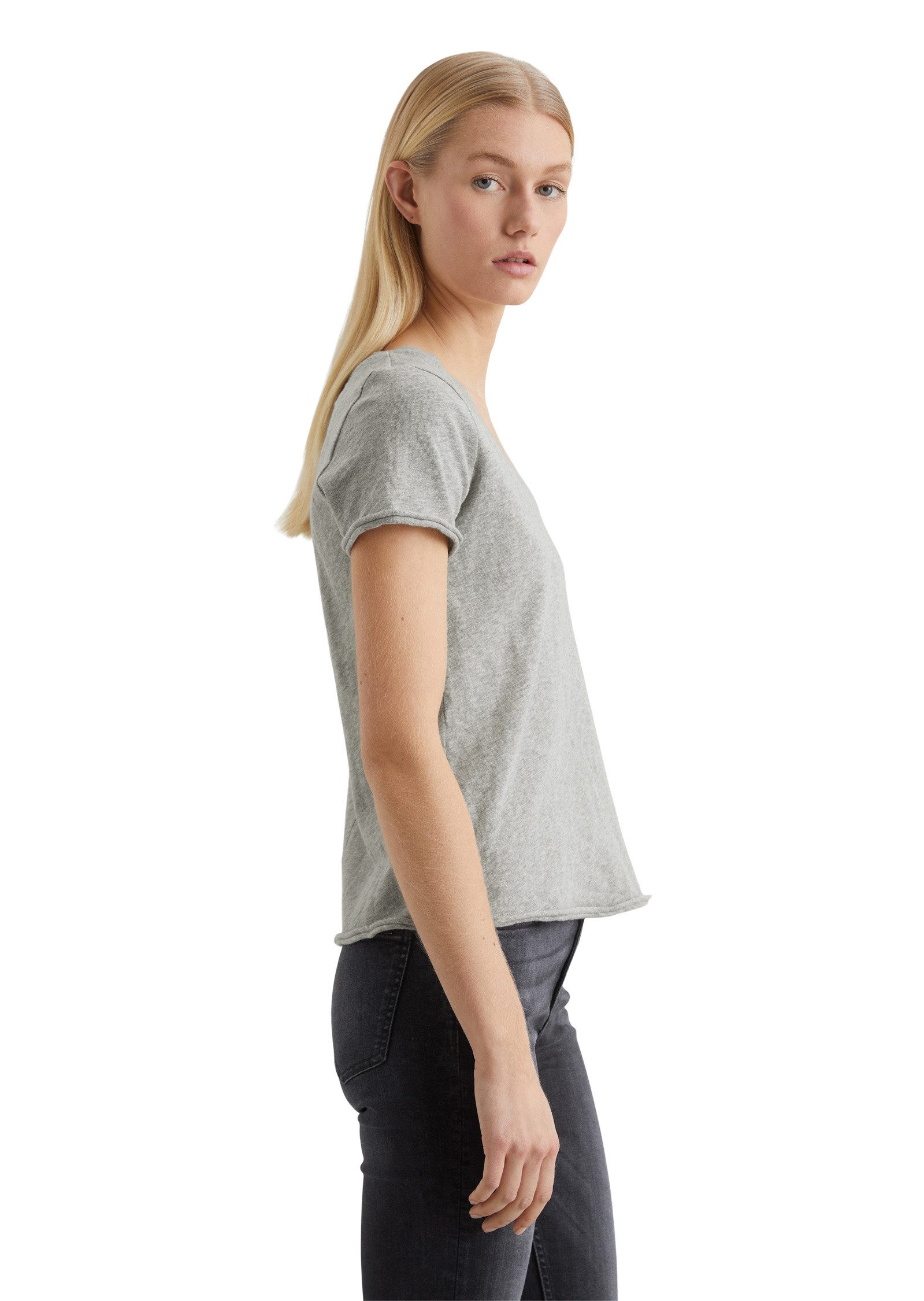 Marc O'Polo DENIM T-Shirt aus Organic Cotton Slub Jersey