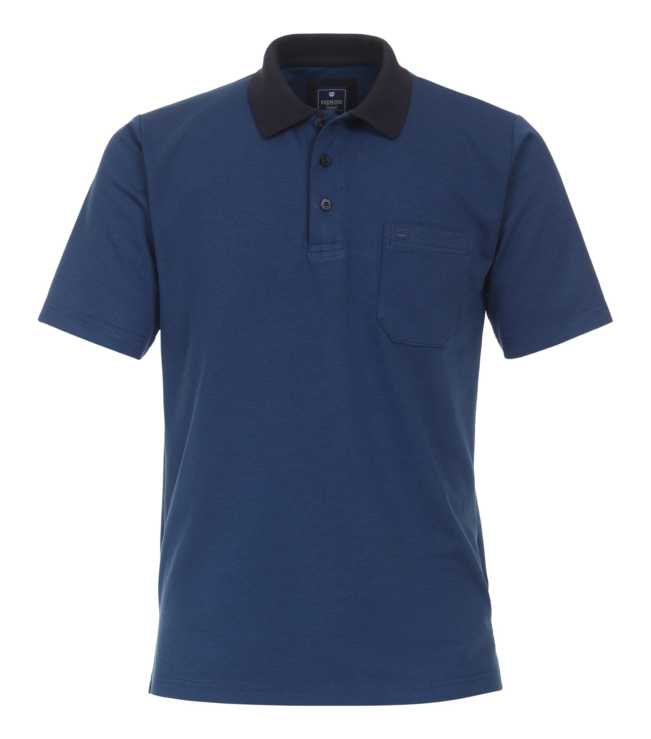 Qualität garantiert Redmond Poloshirt andere Muster 10 blau