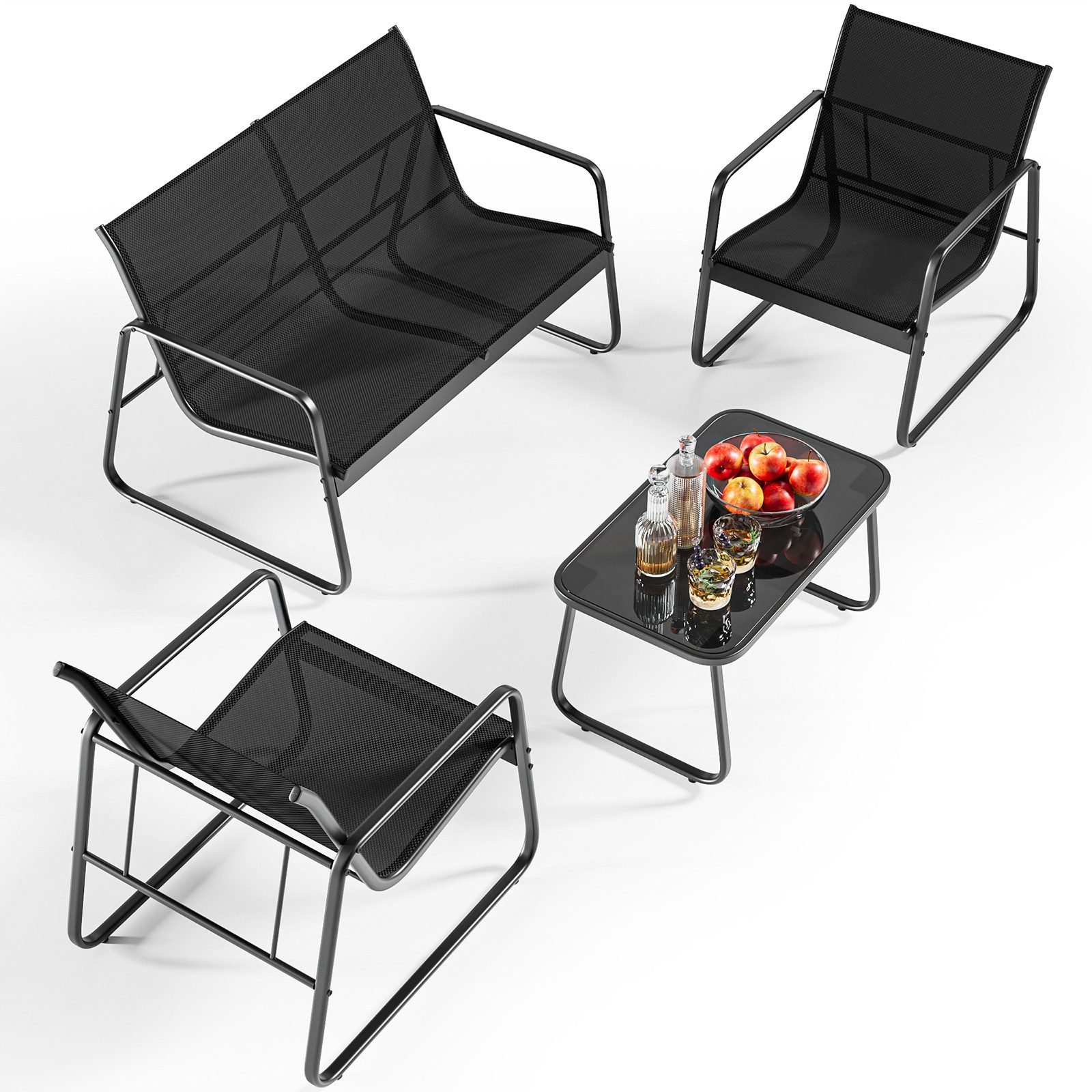 Bealife Gartenlounge-Set 4er Set, 1 Tisch günstig online kaufen