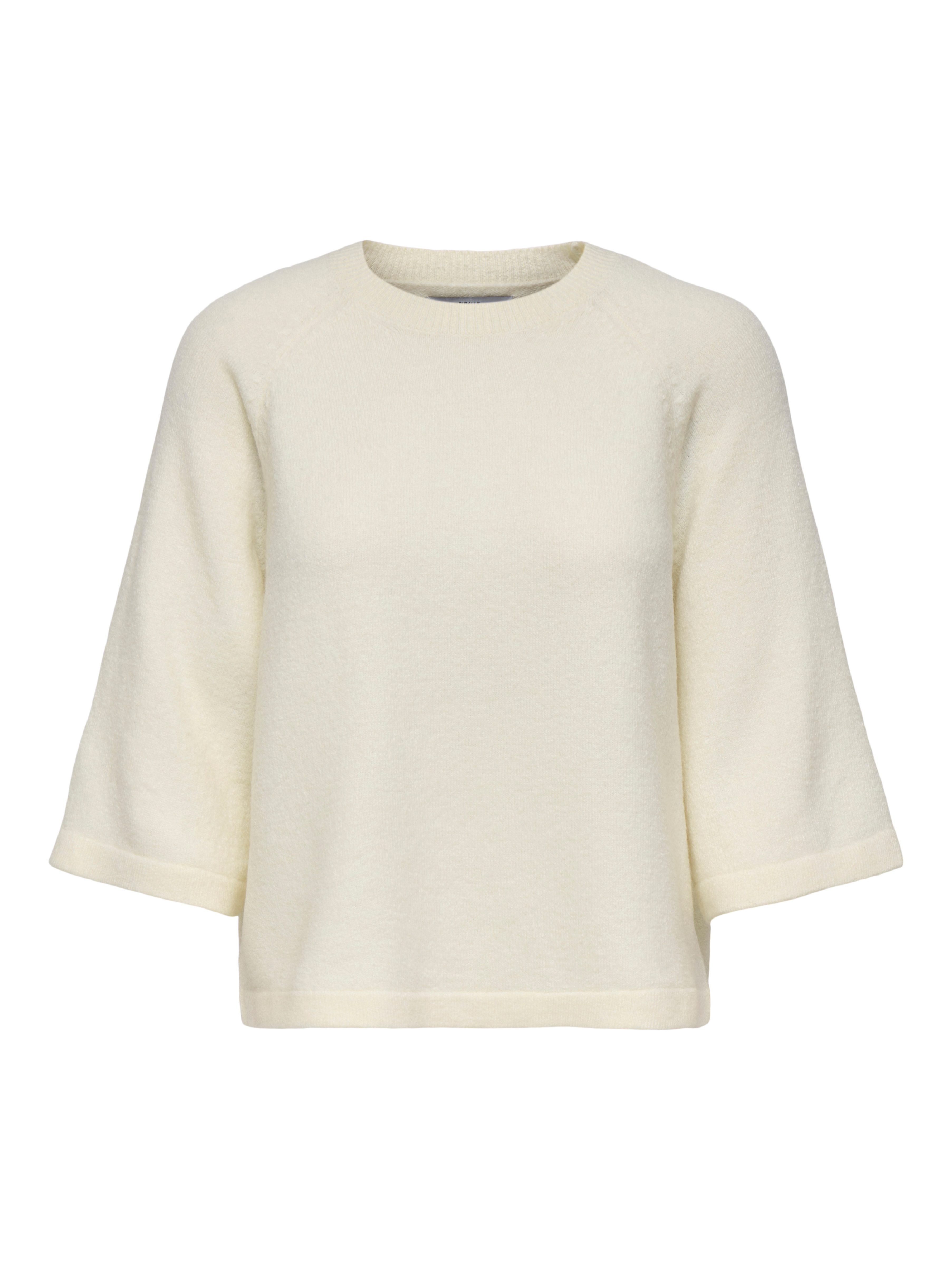 ONLY Strickpullover ONLSIMONI 3/4 PULLOVER KNT NOOS Materialmix, regular fit