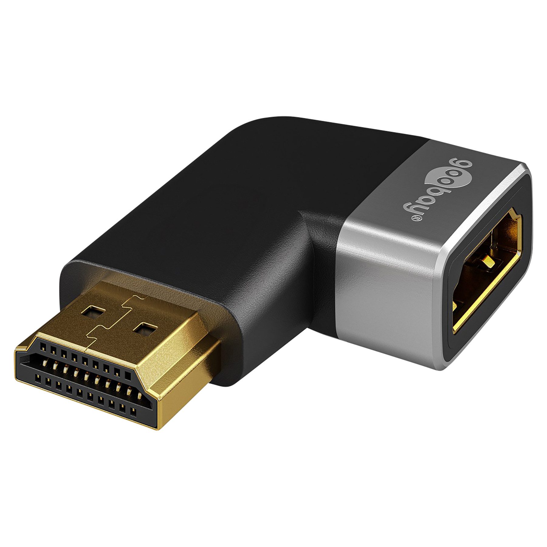 Goobay GOOBAY HDMI-Adapter 72012 270° horizontal 8k 60Hz vergoldet HDMI-Adapter