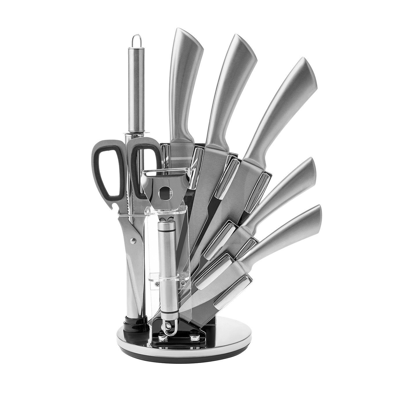 Karaca Messer-Set Meister Palm Steel Messerset, 9-teilig, Brotmesser
