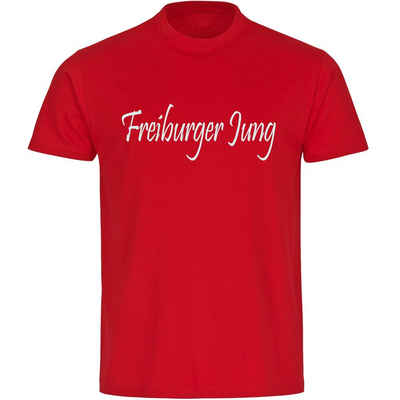 multifanshop T-Shirt Herren Freiburg - Freiburger Jung - Männer
