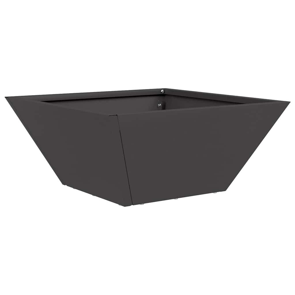 vidaXL Blumentopf Garten Schüssel Pflanzer Schwarz günstig online kaufen