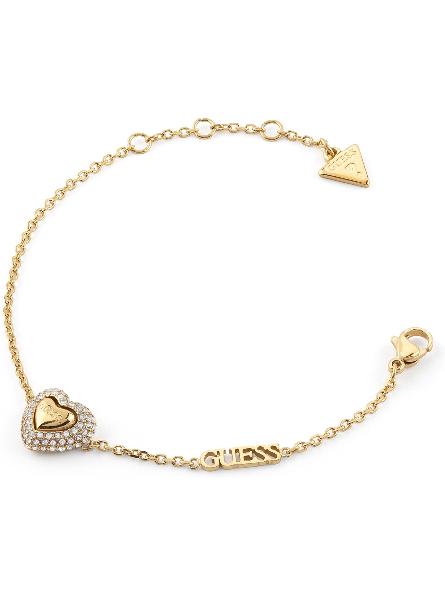 Guess Edelstahlarmband Guess Damen-Armband Edelstahl, Trendig