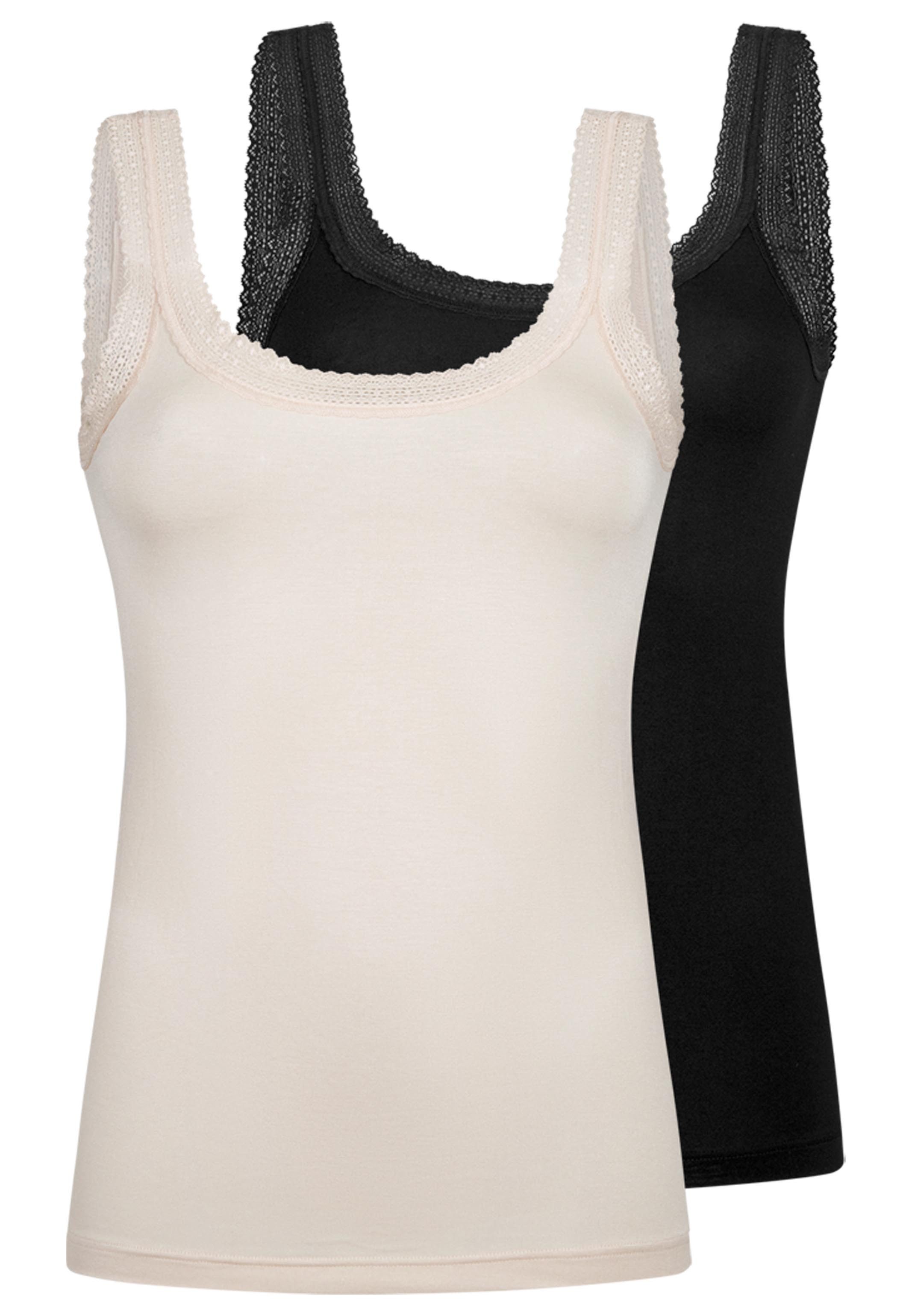 Unterhemd 2er Pack Modal Lace