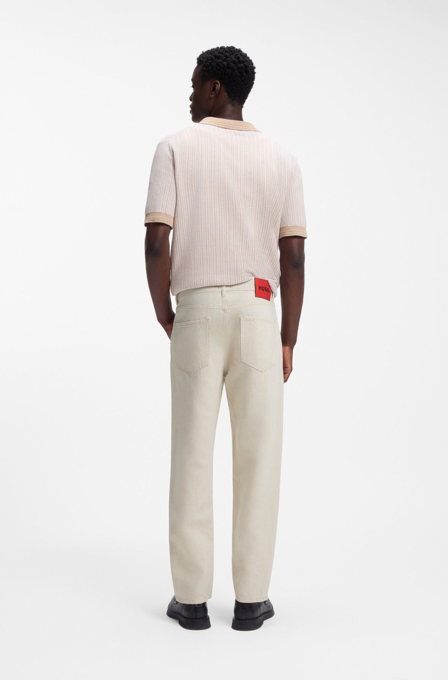 HUGO 5-Pocket-Jeans 838 im Tapered-Fit (1-tlg)