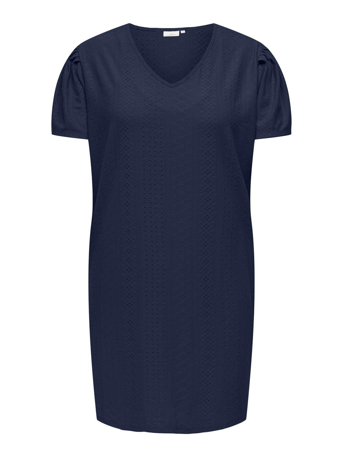 ONLY CARMAKOMA Midikleid CARZABBI LIFE SS günstig online kaufen