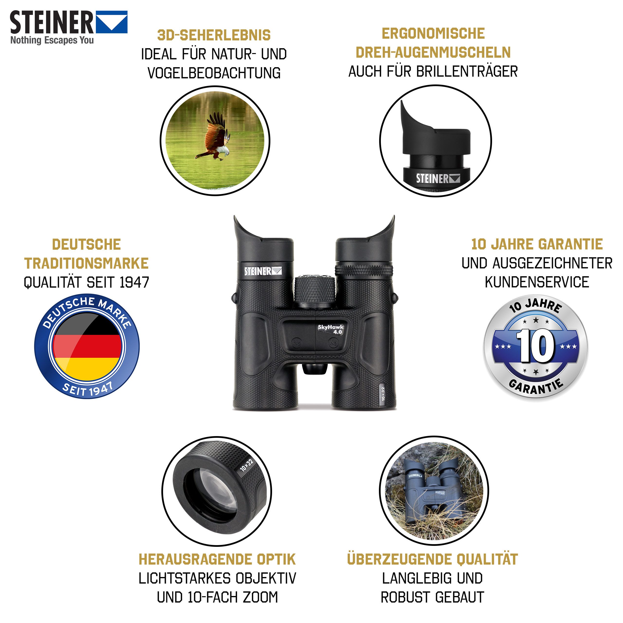 Steiner Skyhawk 10x32 Fernglas