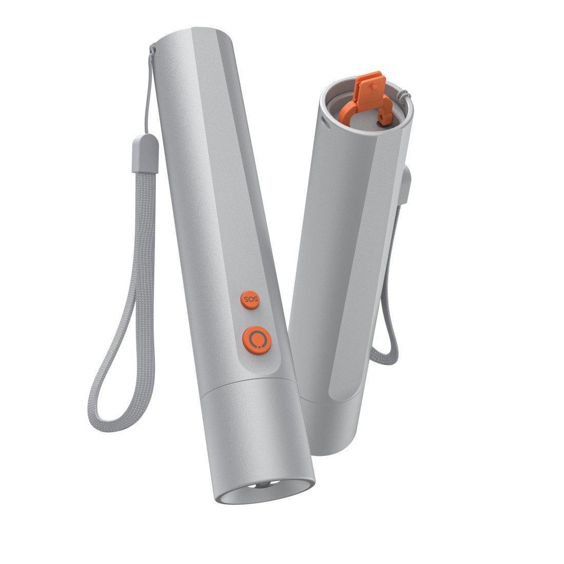 Hama LED Taschenlampe LED-Taschenlampe, Batterie, Aluminium, 4 Modi + SOS, stromsparend, robust