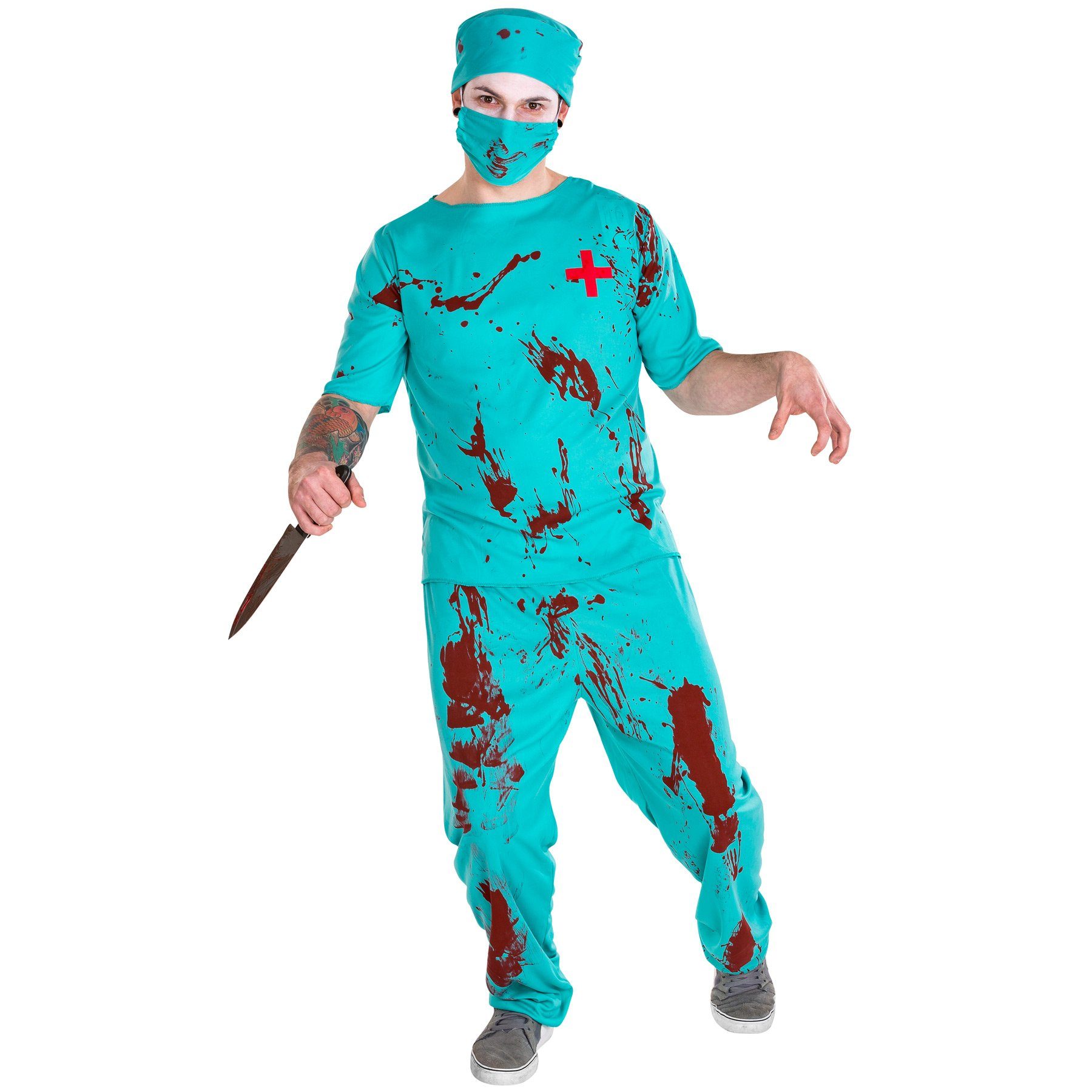 dressforfun Kostüm Herrenkostüm Zombie Doktor, Oberteil