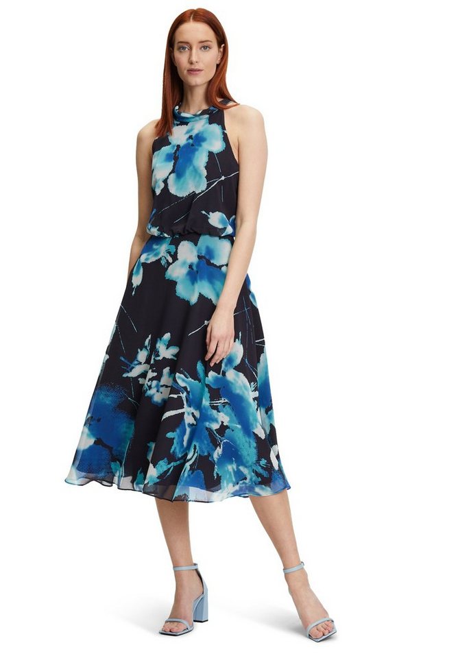 Vera Mont Minikleid mit Blumenprint (1-tlg), Feinmaterial: Chiffon