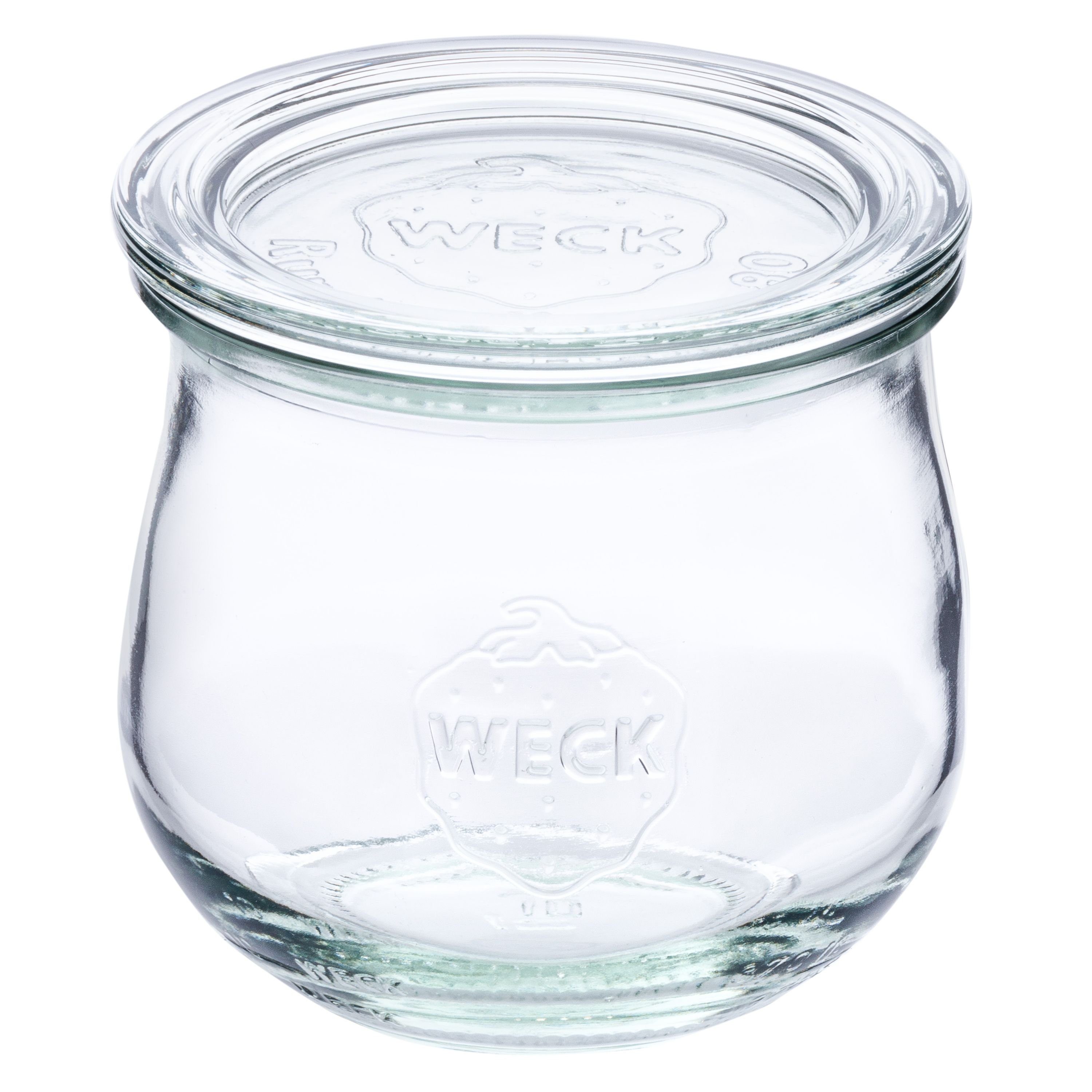 370ml Tulpenglas mit MamboCat Glas Einmachglas Gläser Rezeptheft, 24er Glasdeckeln 24 Weck Set